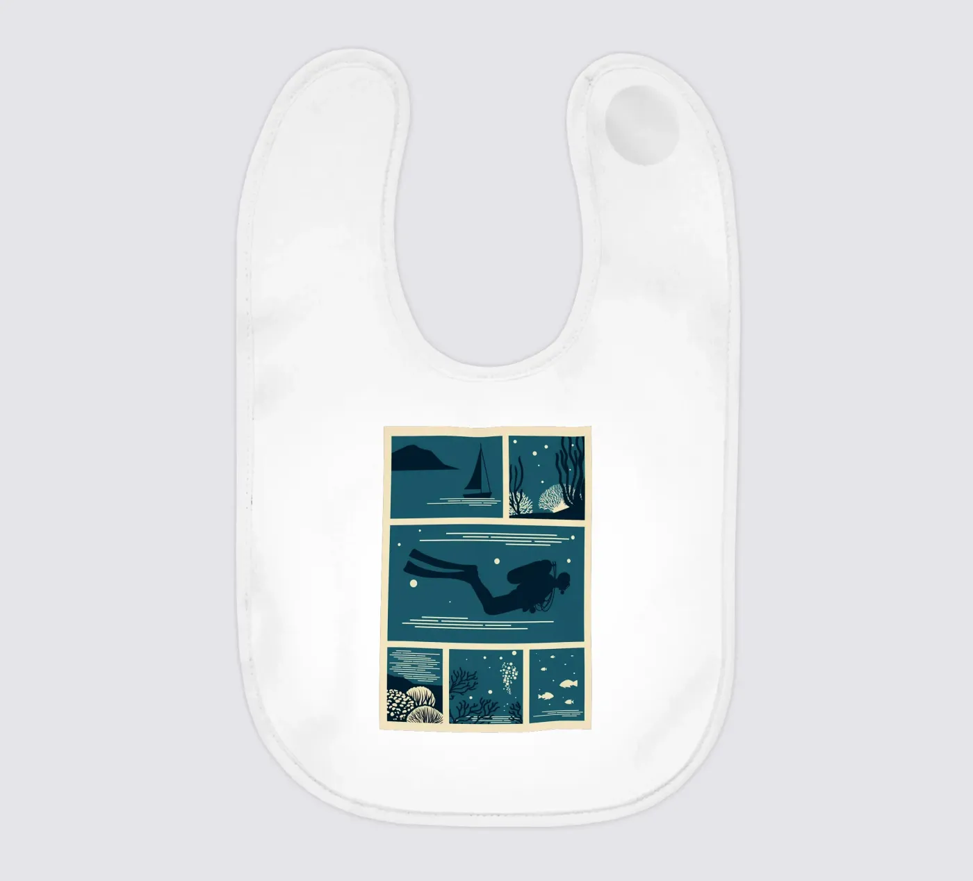 bellezza subacquea bavaglino da Eames