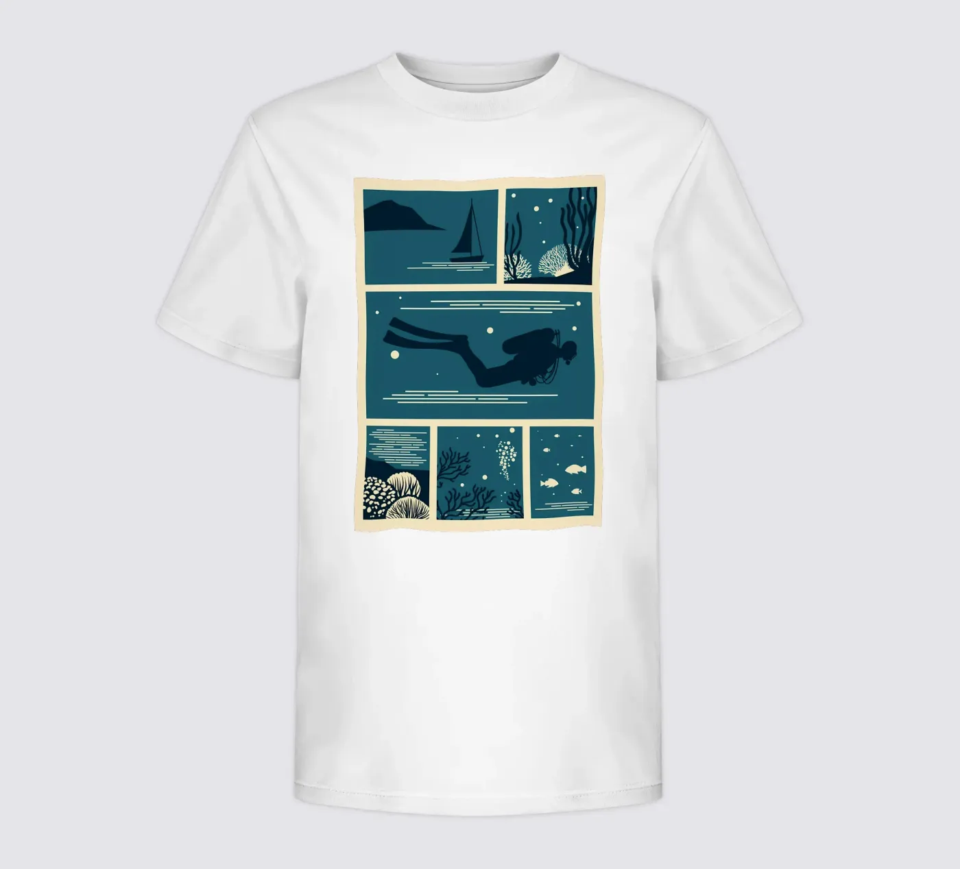 bellezza subacquea t-shirt bambini da Eames