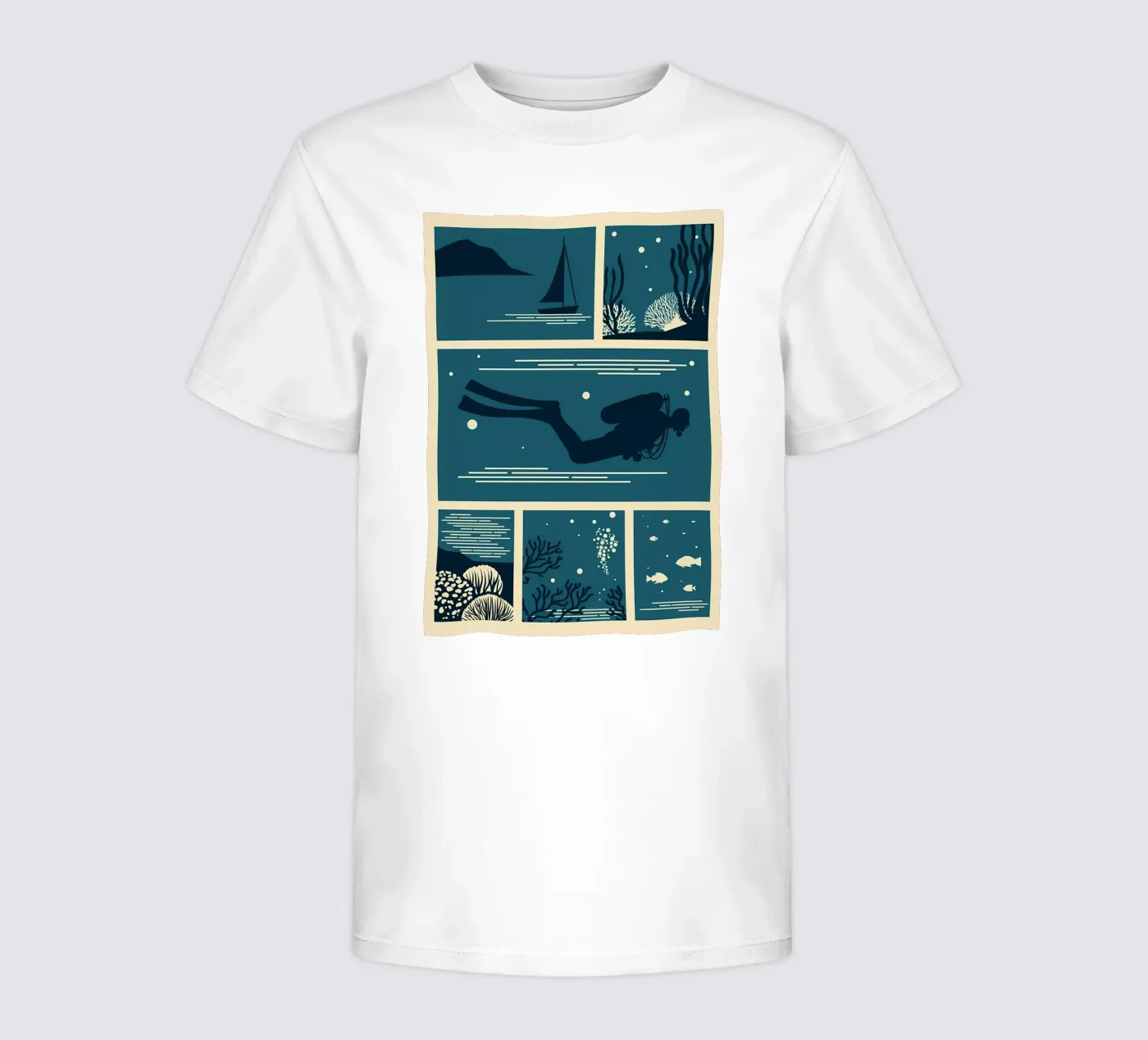 bellezza subacquea t-shirt bambini da Eames