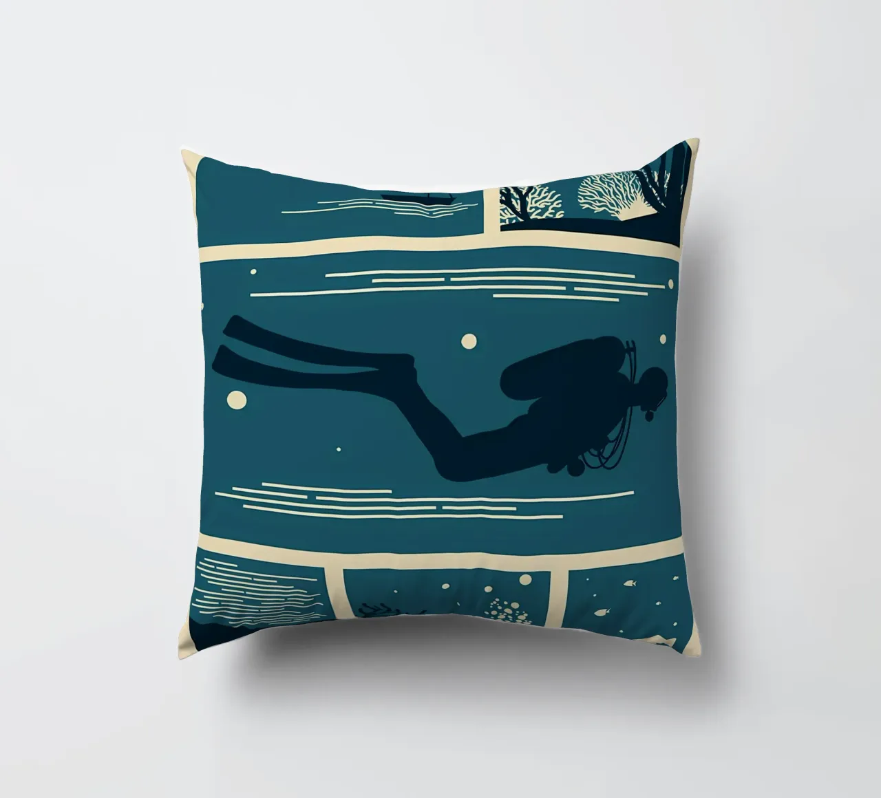 bellezza subacquea cuscino da Eames