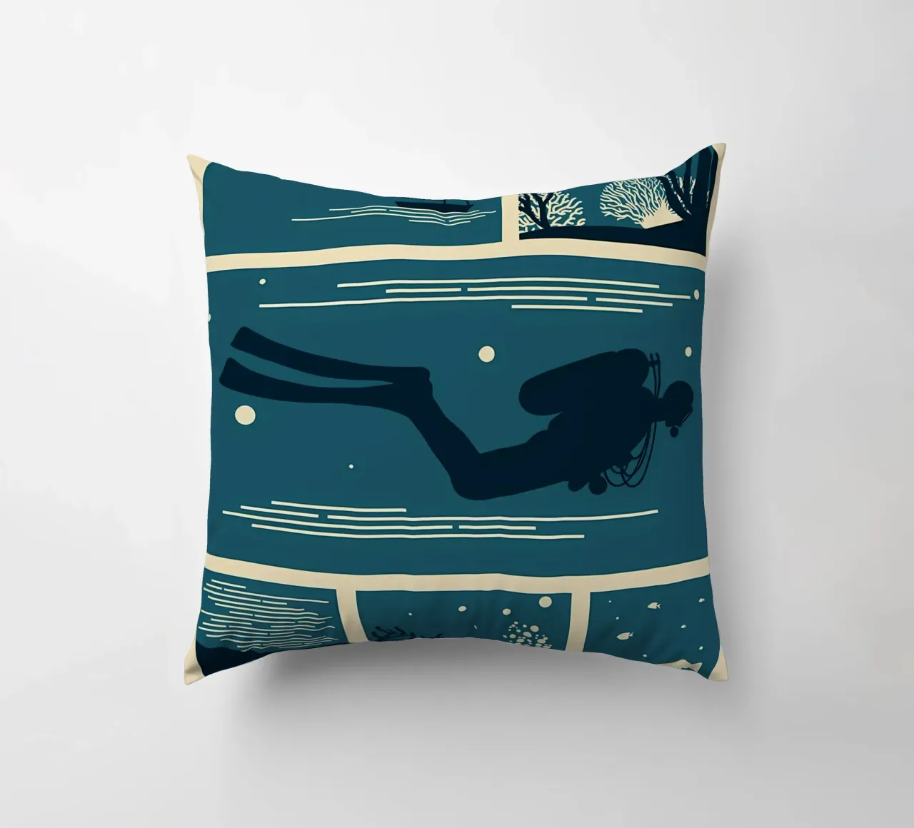 bellezza subacquea cuscino da Eames