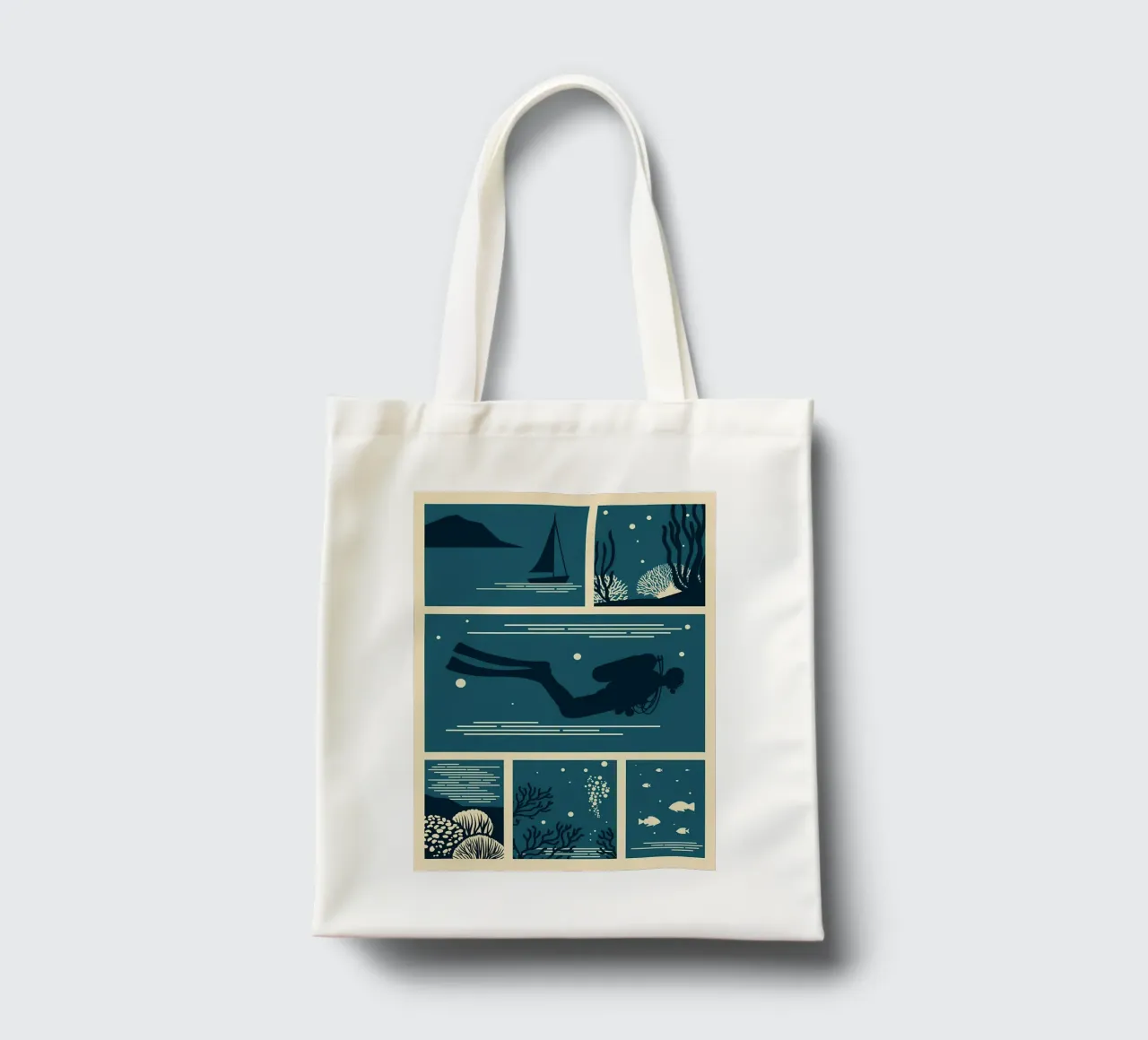 bellezza subacquea borsa in juta da Eames