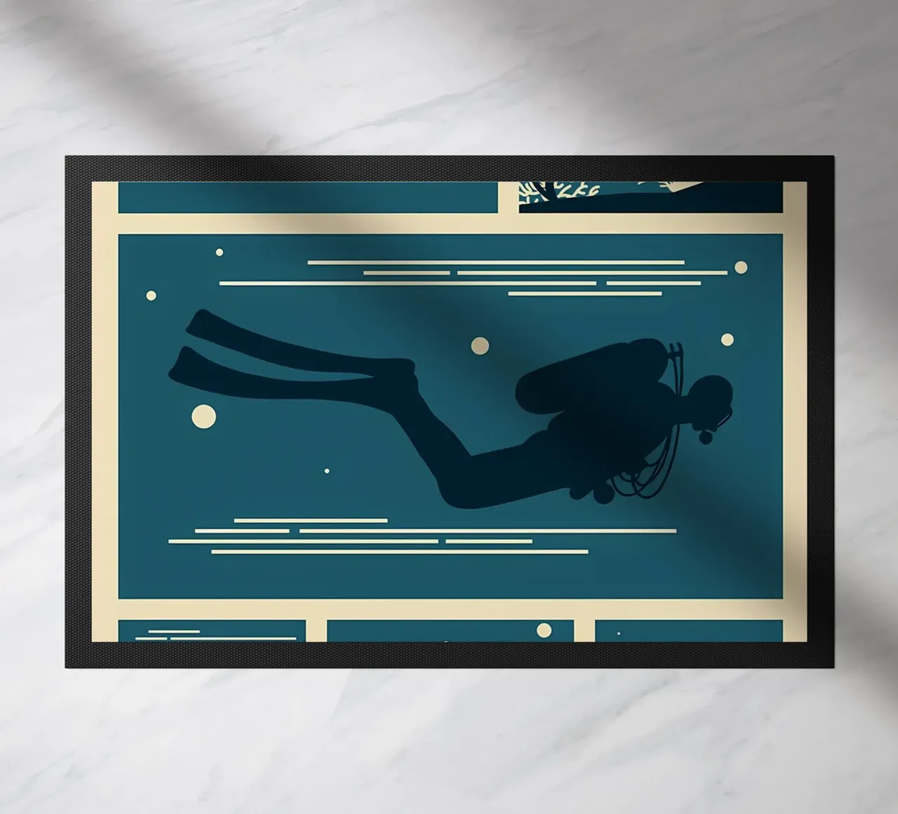 bellezza subacquea zerbino da Eames