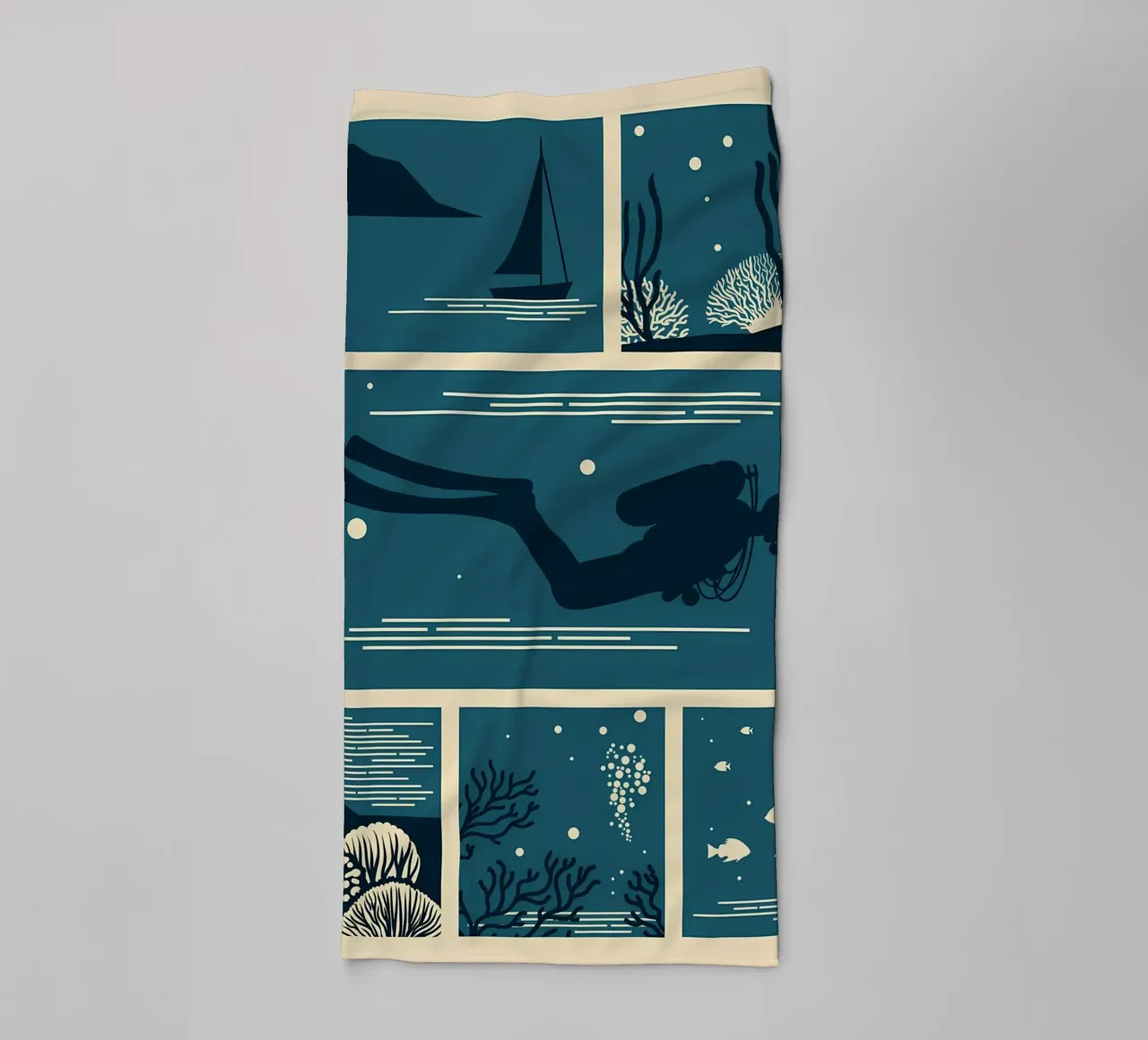 bellezza subacquea asciugamano da bagno da Eames