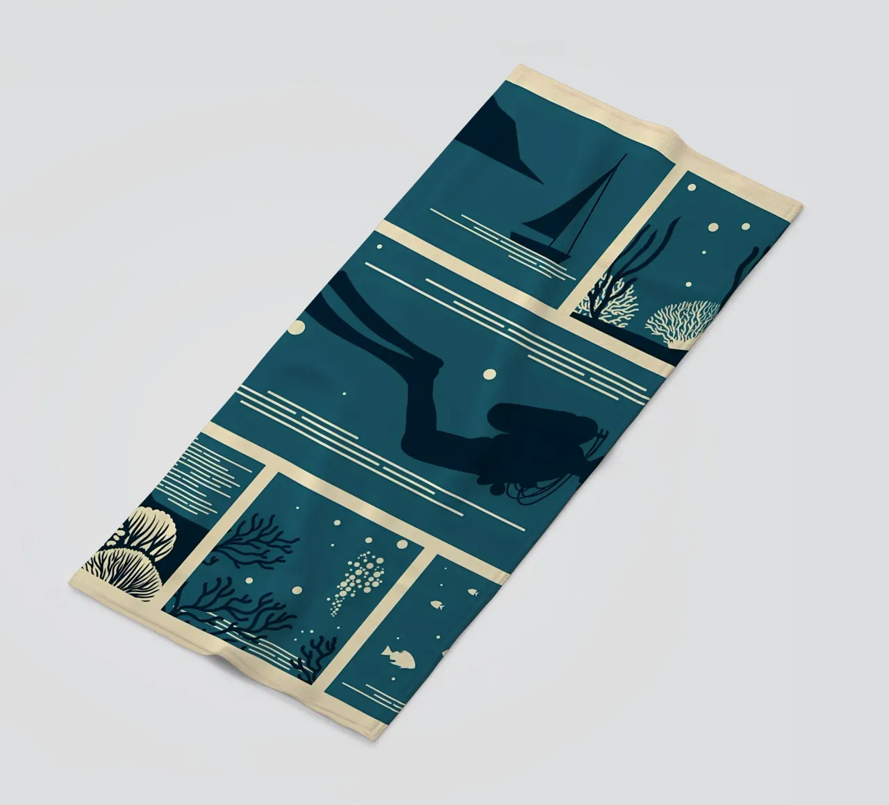 bellezza subacquea telo mare da Eames