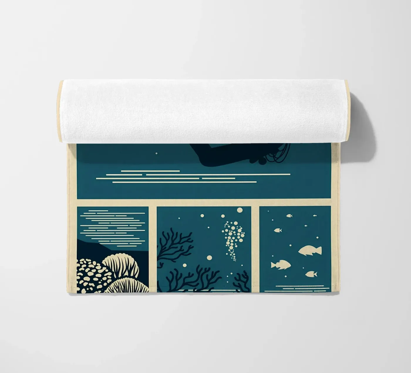 bellezza subacquea telo mare da Eames