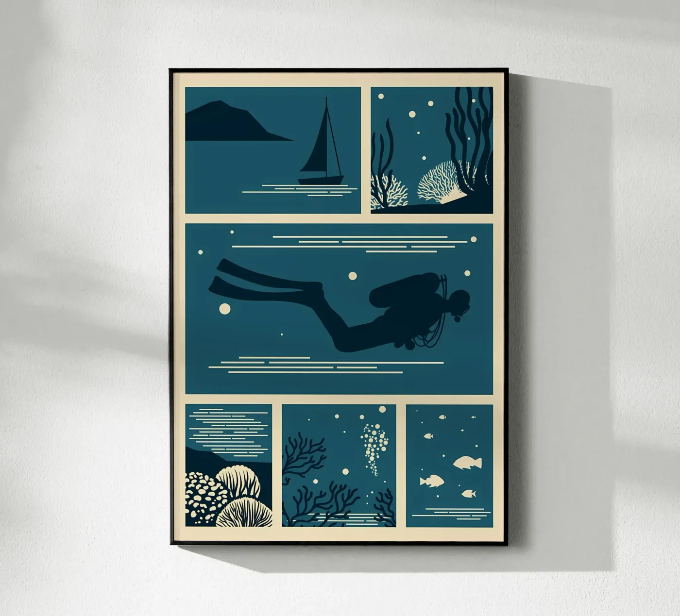 diving beauty plexiglas de Eames