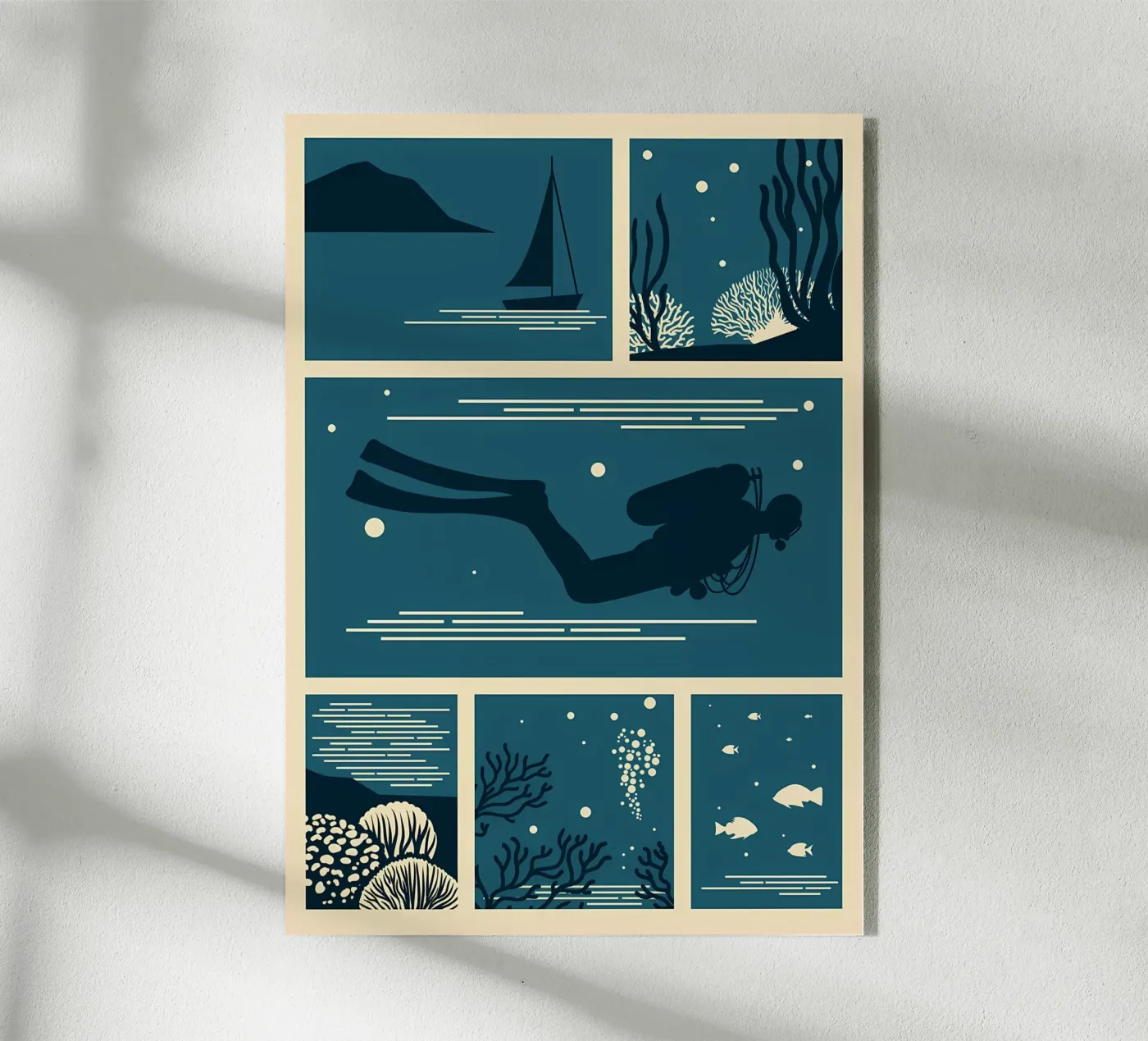 diving beauty plexiglas de Eames