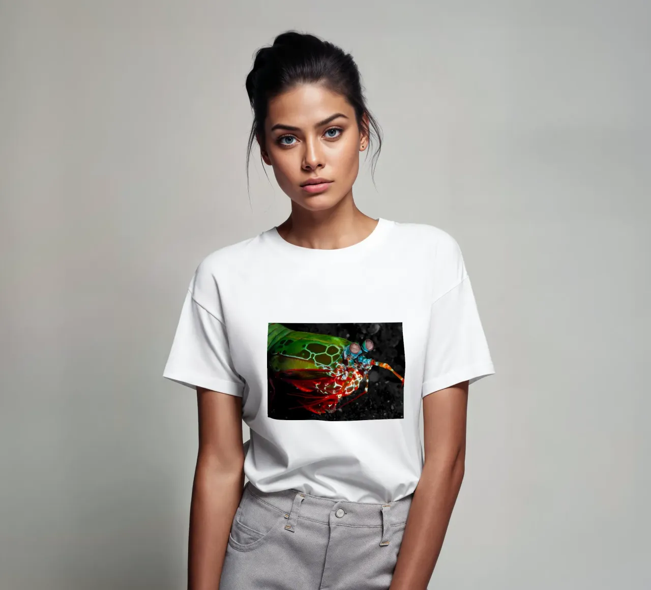 Accomodarsi sulla sedia wunda t-shirt da Eames