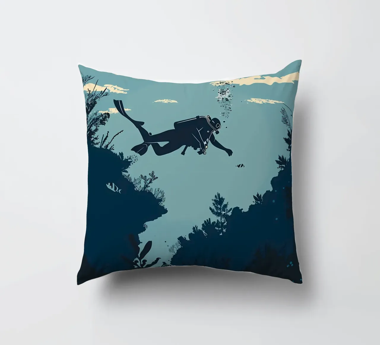 Plonger en profondeur Respirer en douceur coussin de Eames
