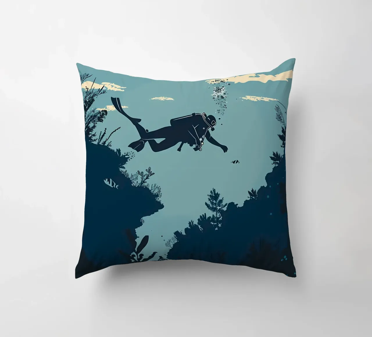 Plonger en profondeur Respirer en douceur coussin de Eames