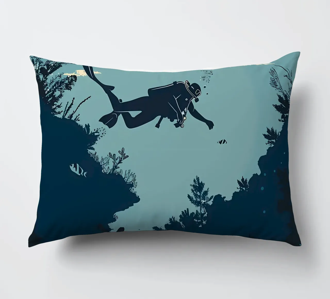 Plonger en profondeur Respirer en douceur coussin de Eames