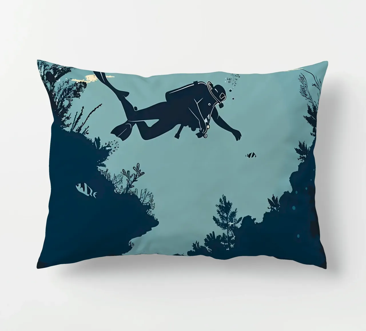 Plonger en profondeur Respirer en douceur coussin de Eames