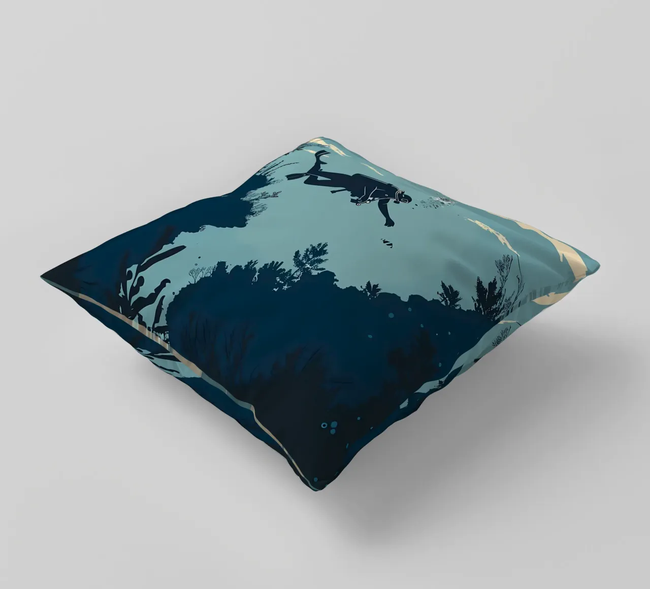 Plonger en profondeur Respirer en douceur coussin de Eames