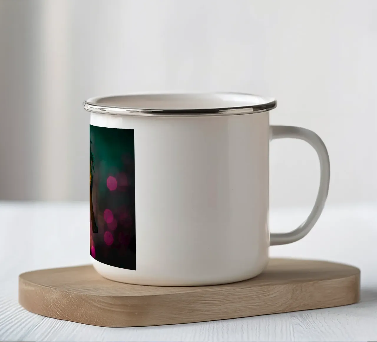 Solo immersioni tazza in smalto da Eames