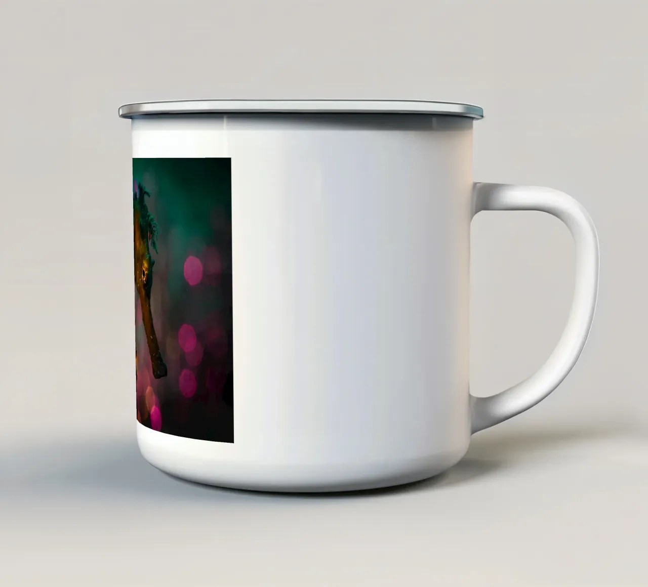 Solo immersioni tazza in smalto da Eames