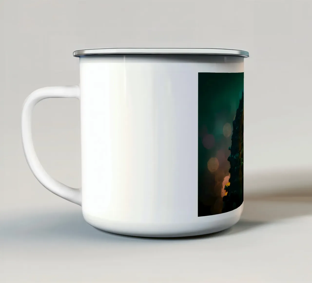 Solo immersioni tazza in smalto da Eames