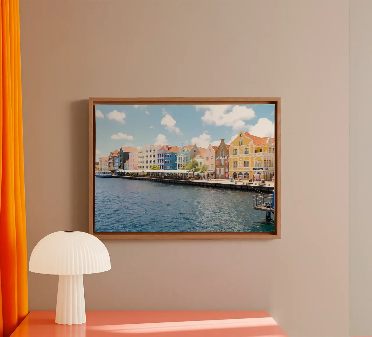 Amo le immersioni subacquee tela con Cornice a cassetta da Eames