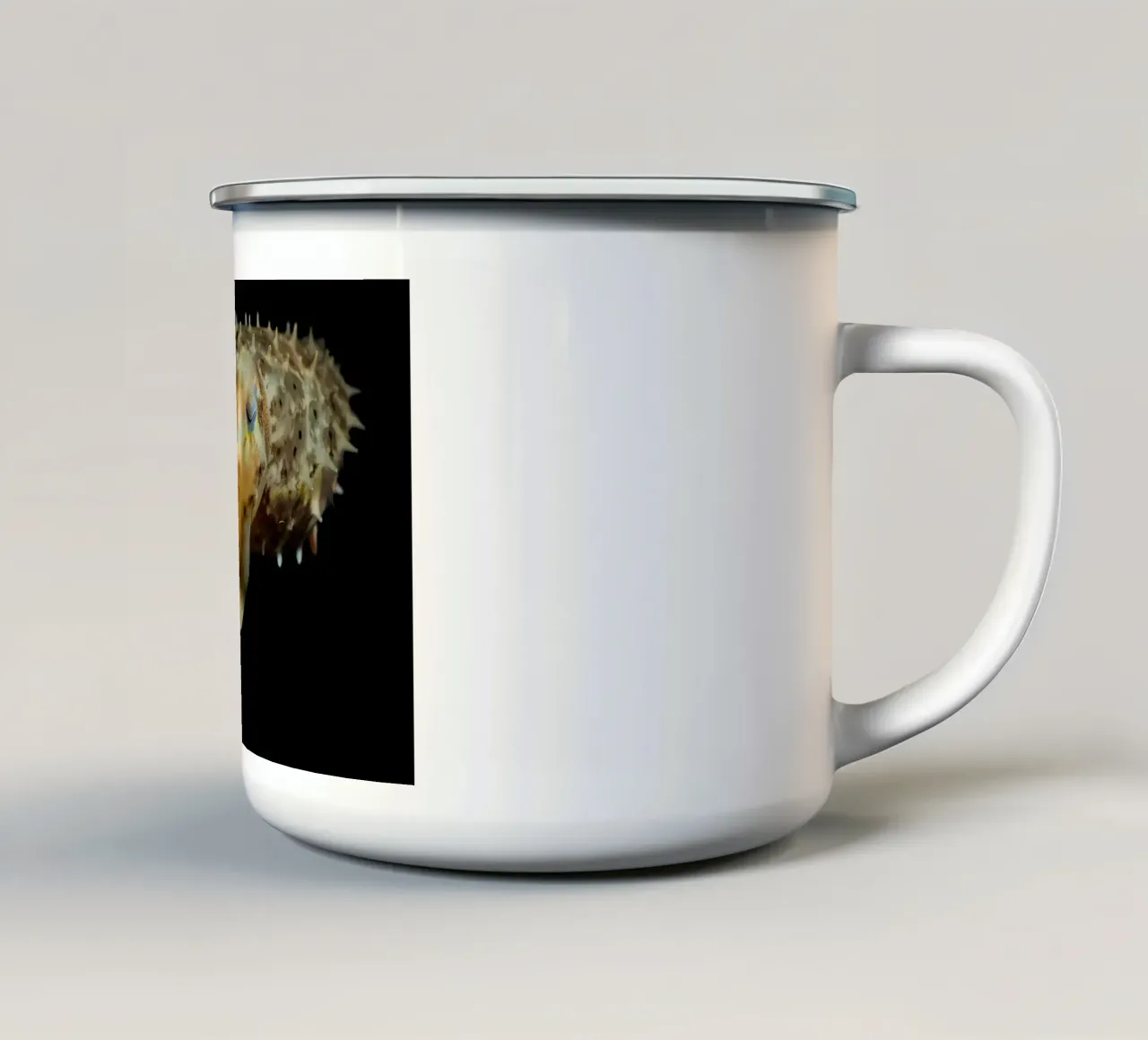 Solo immersioni tazza in smalto da Eames