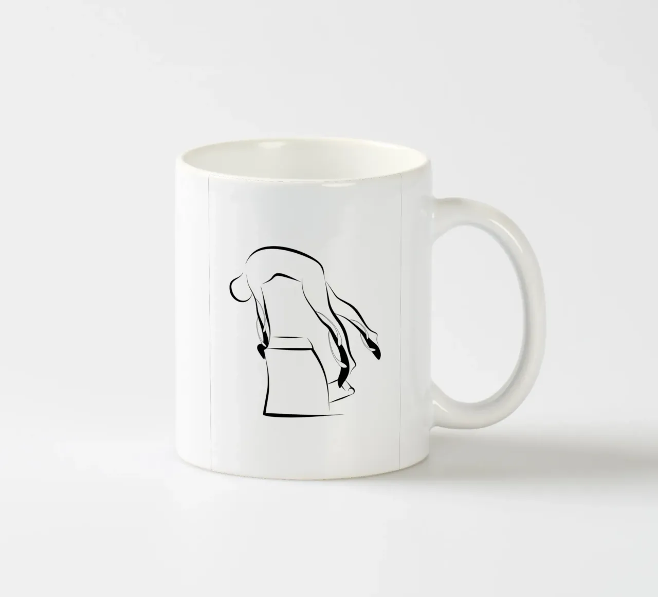 Culo d'anatra tazza in ceramica da Eames