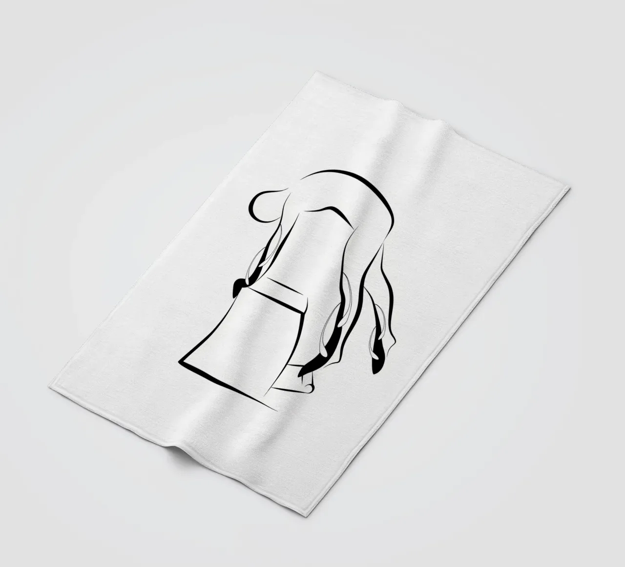 Culo d'anatra coperta in pile da Eames