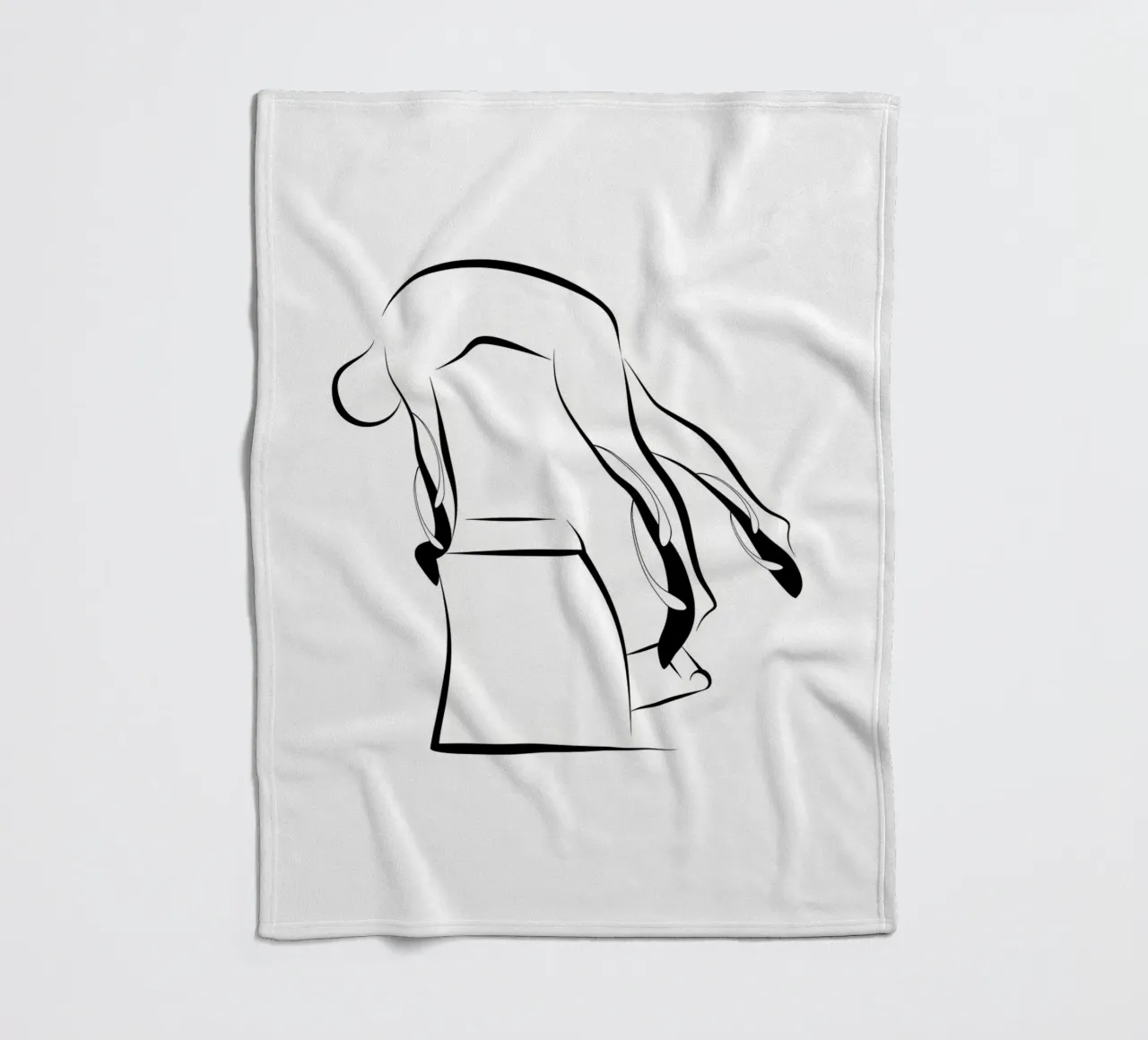 Culo d'anatra coperta in pile da Eames