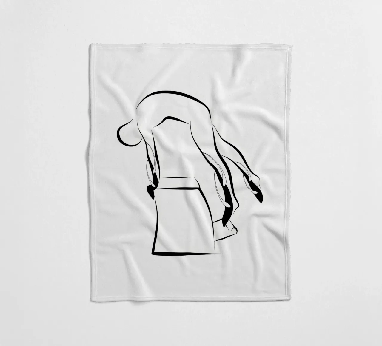 Culo d'anatra coperta in pile da Eames