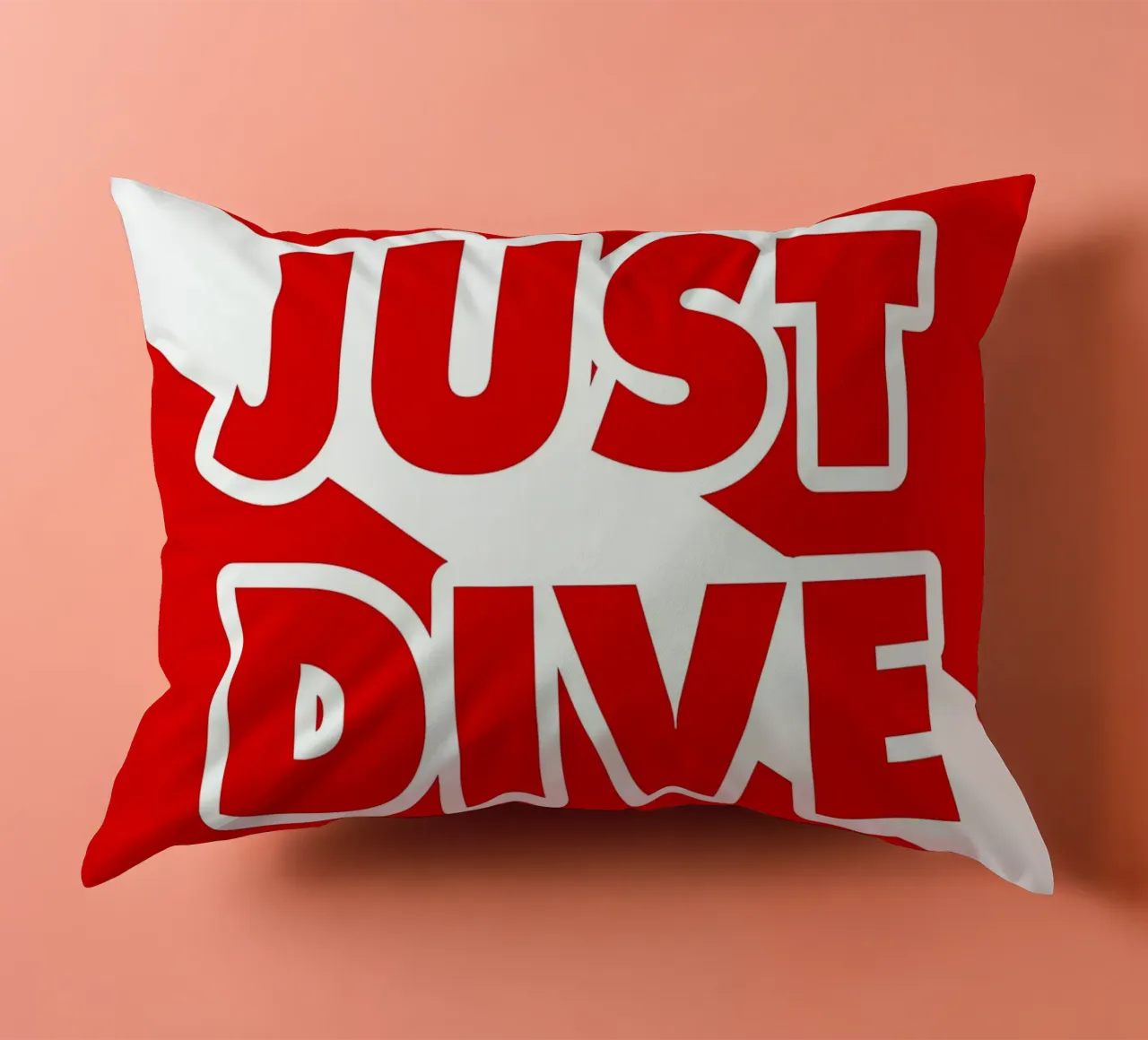 NOT MARIANA NO DIVING cuscino da Eames