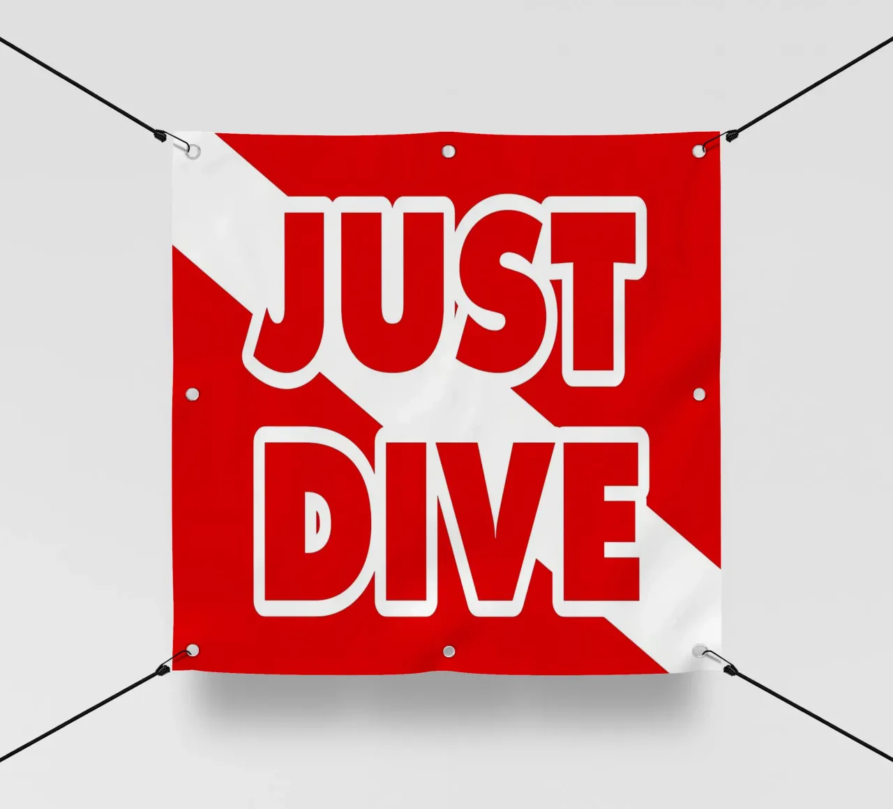 NOT MARIANA NO DIVING telo in pvc da Eames
