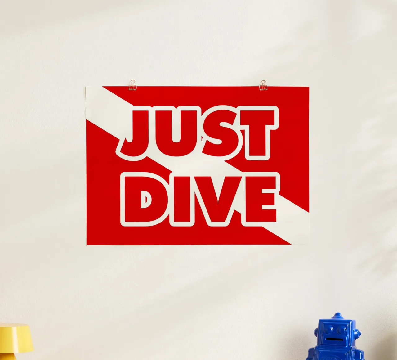 NOT MARIANA NO DIVING carta hahnemühle da Eames