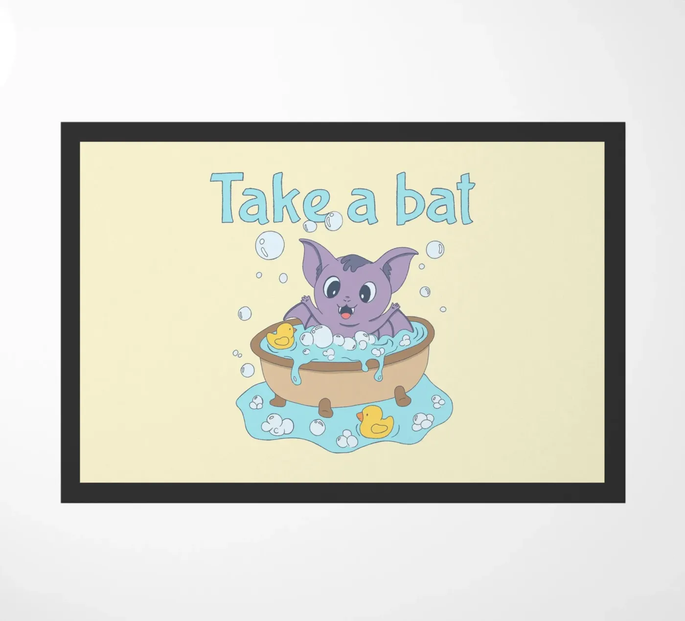 Take a Bat doormat by Loobs