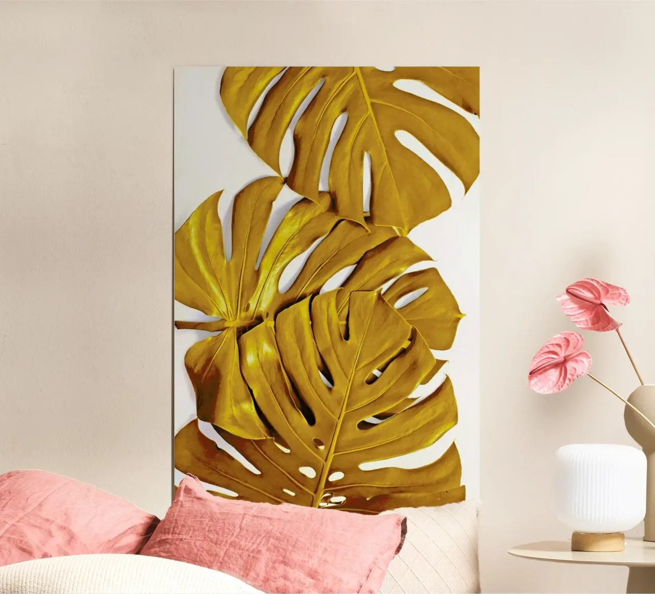 Monstera Gold carta hahnemühle da Elena Veronese