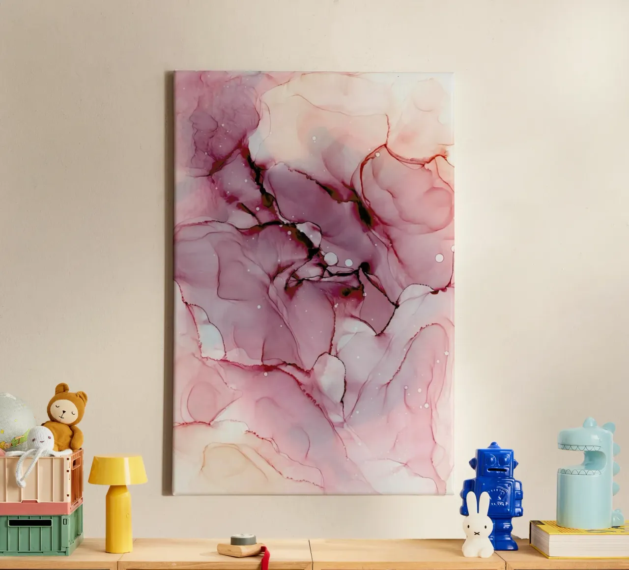 Ink No. 18 canvas by Froilein Juno