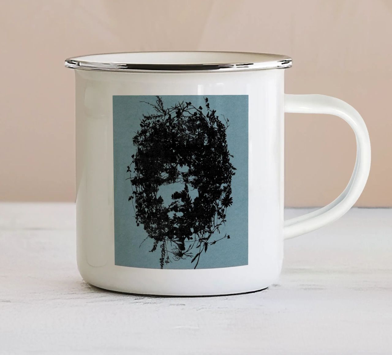 Jimi tazza in smalto da Carlos Quitério