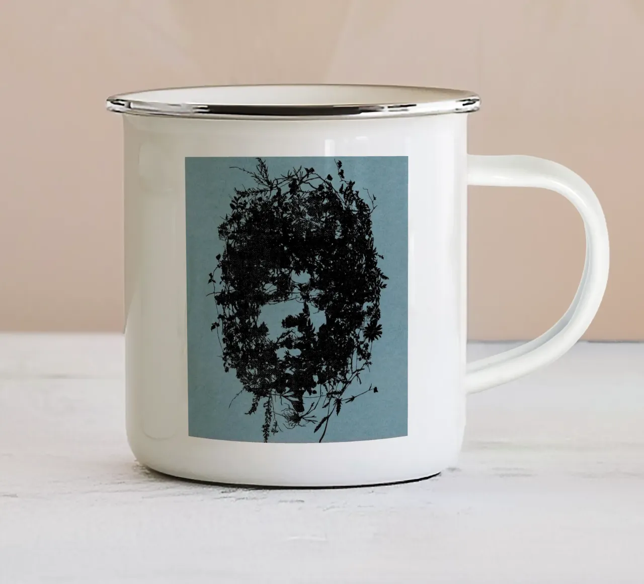 Jimi tazza in smalto da Carlos Quitério