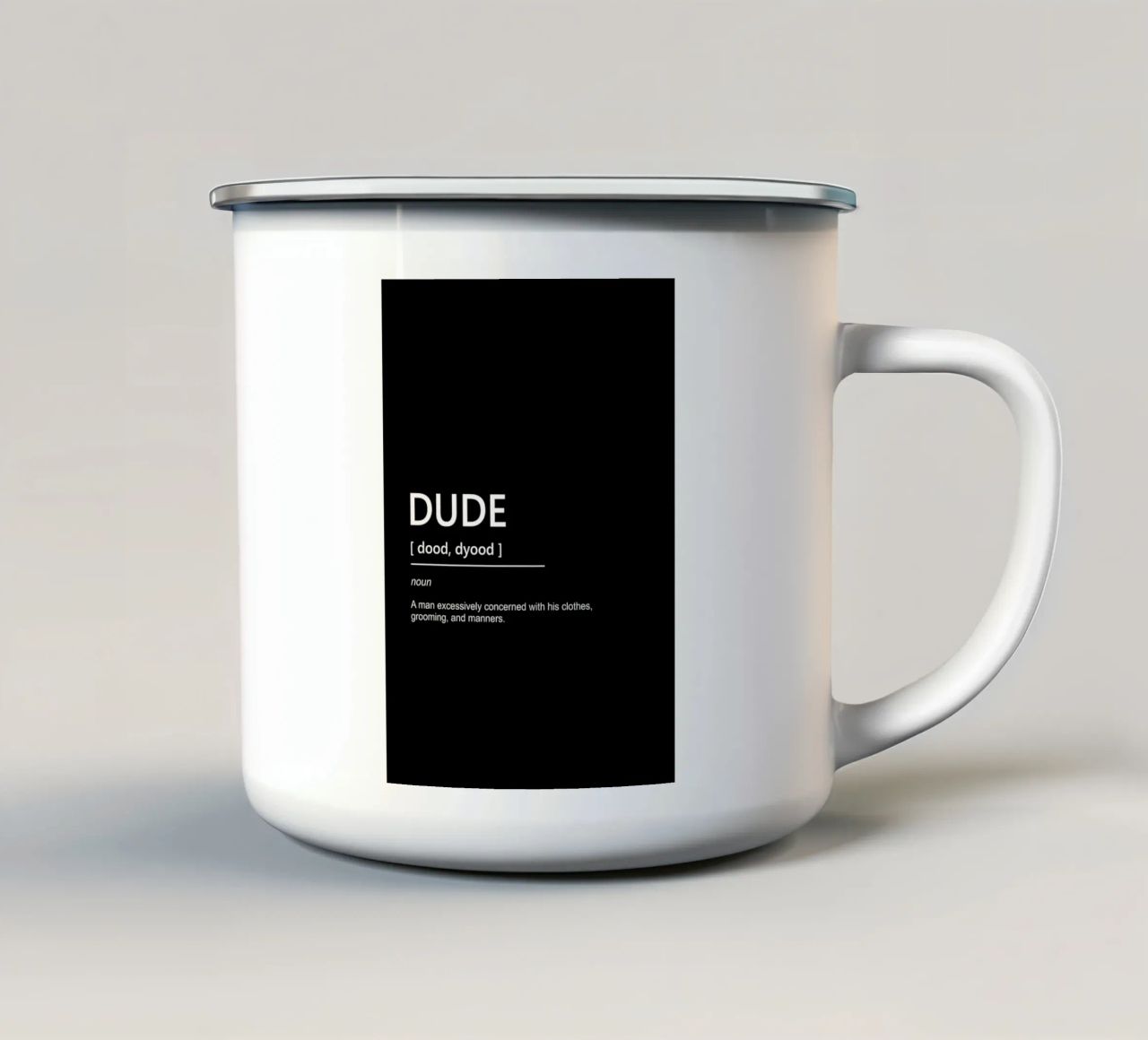 amico tazza in smalto da Yeadon