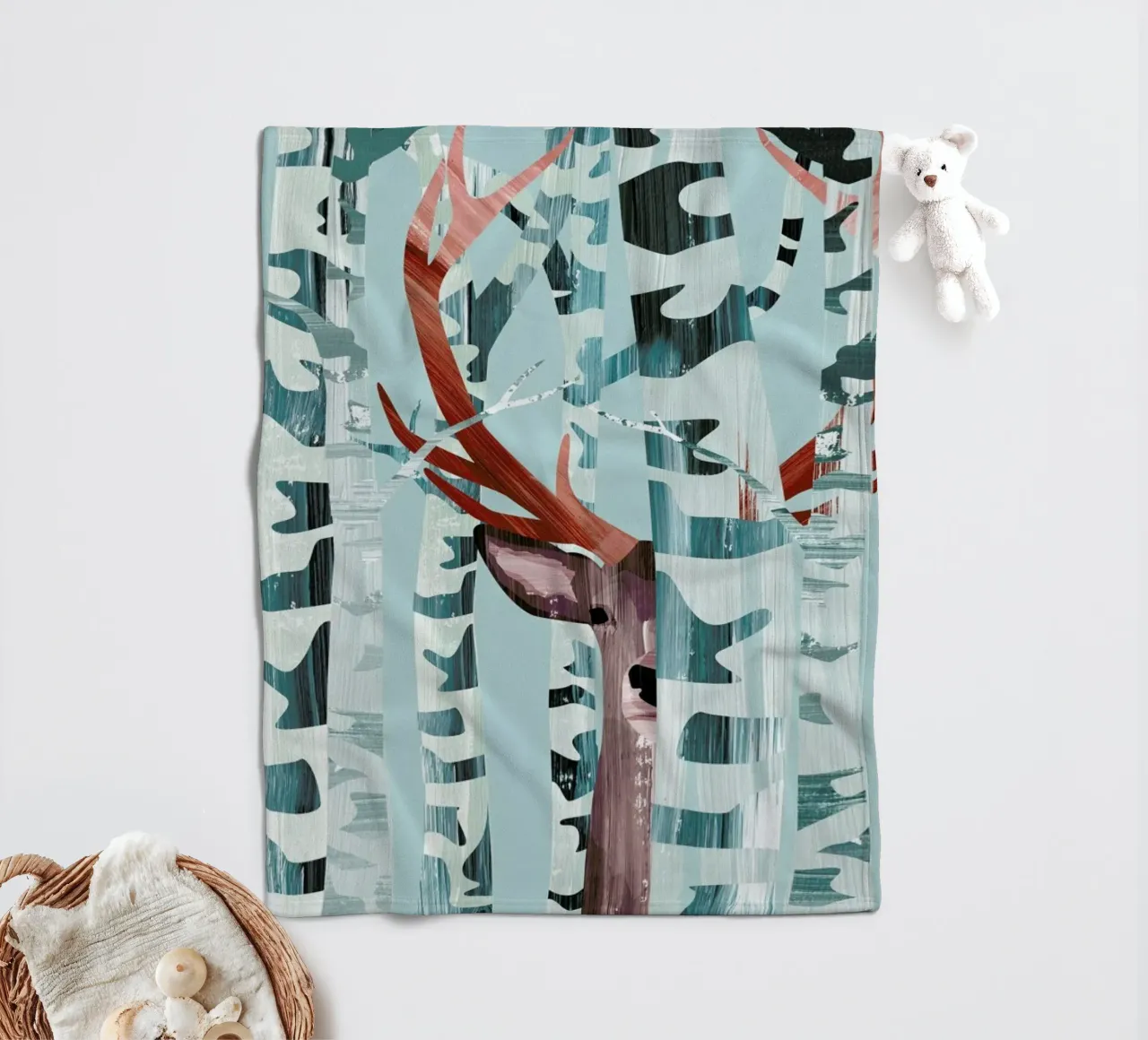 Hello coperta in pile da Goed Blauw