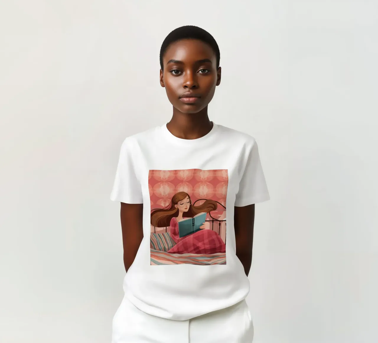 Gelassener Lesemoment T-Shirt von Atelier Tiga