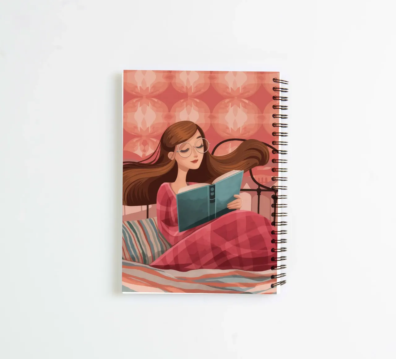 Serene Reading Moment spiral notebook by Atelier Tiga