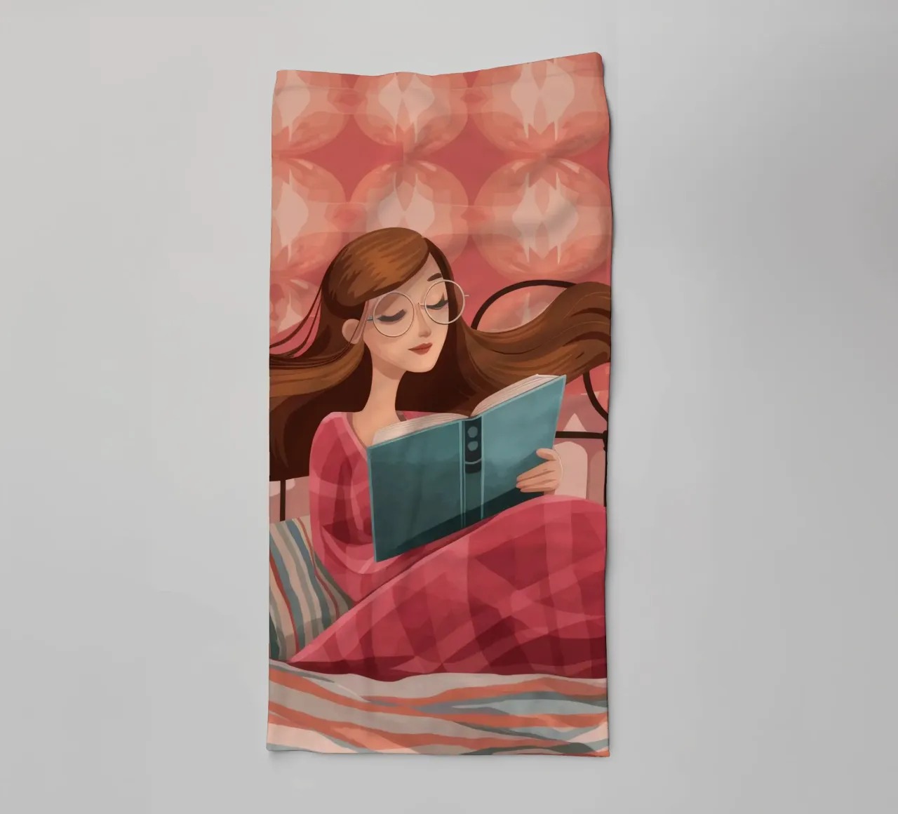 Serene Reading Moment towel by Atelier Tiga