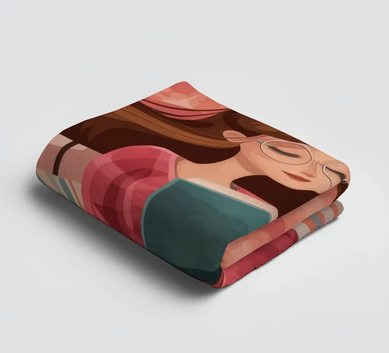 Serene Reading Moment towel by Atelier Tiga