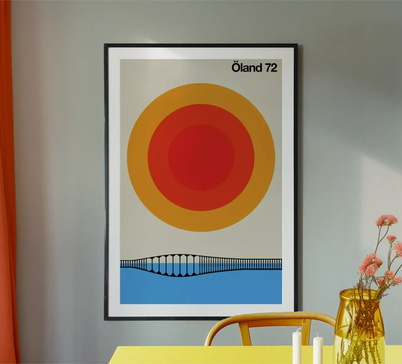Öland 72 poster con telaio in plastica da Bo Lundberg