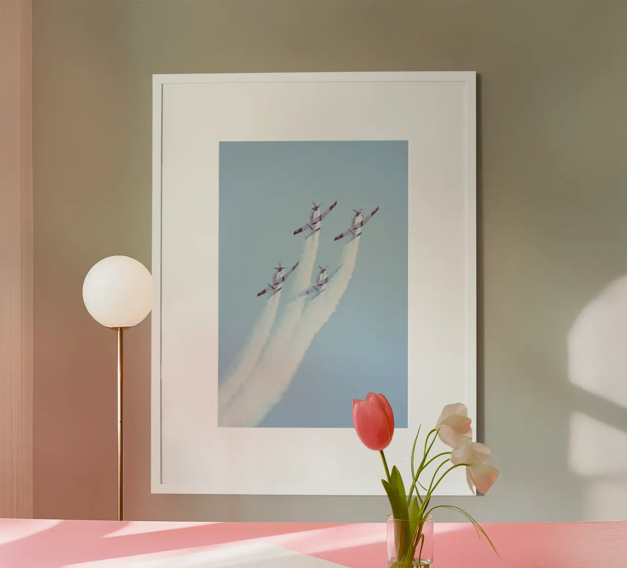 Vintage IAF I, 2018 poster con telaio in legno da Tal Paz-Fridman