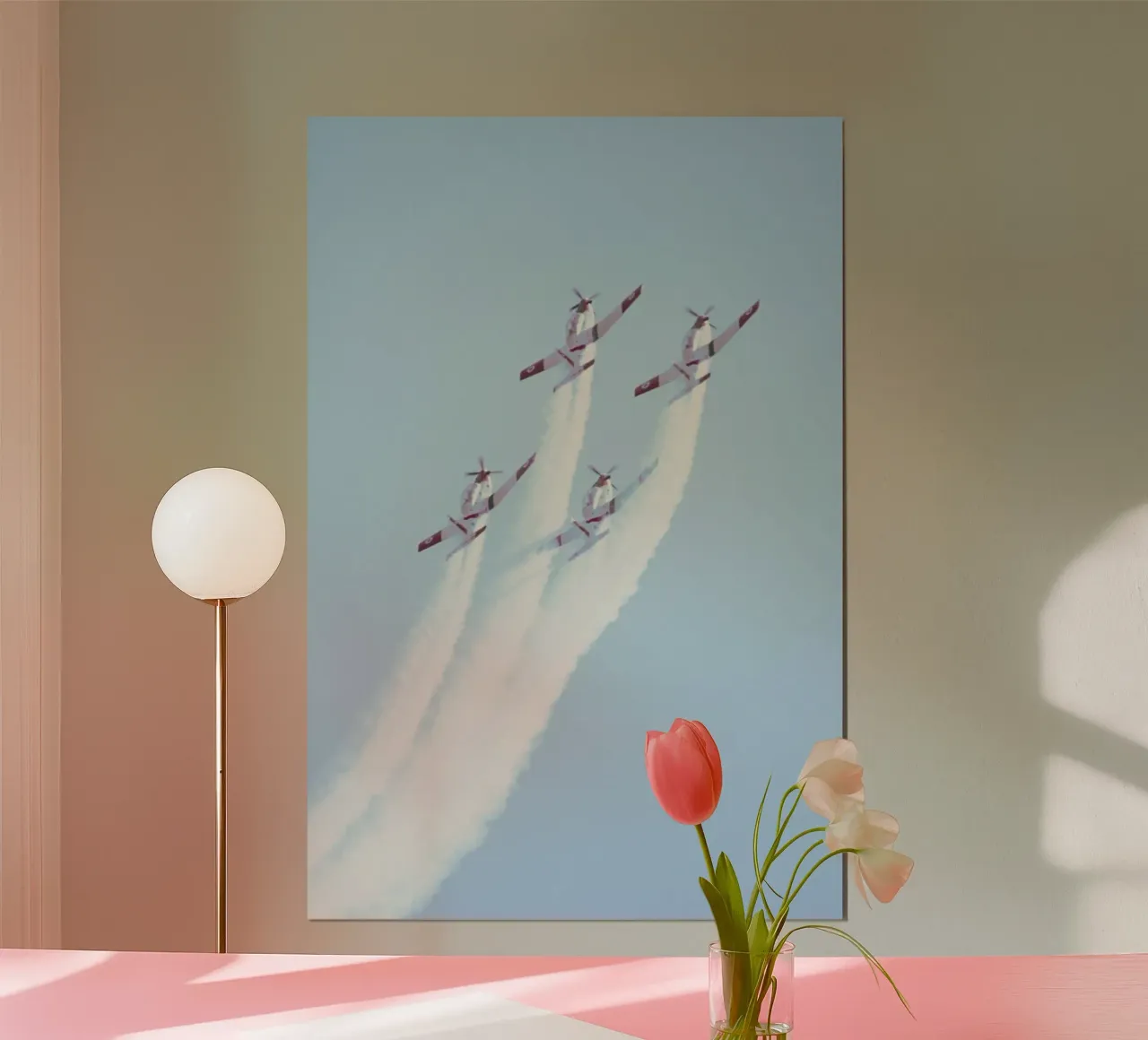Vintage IAF I, 2018 poster con telaio in legno da Tal Paz-Fridman