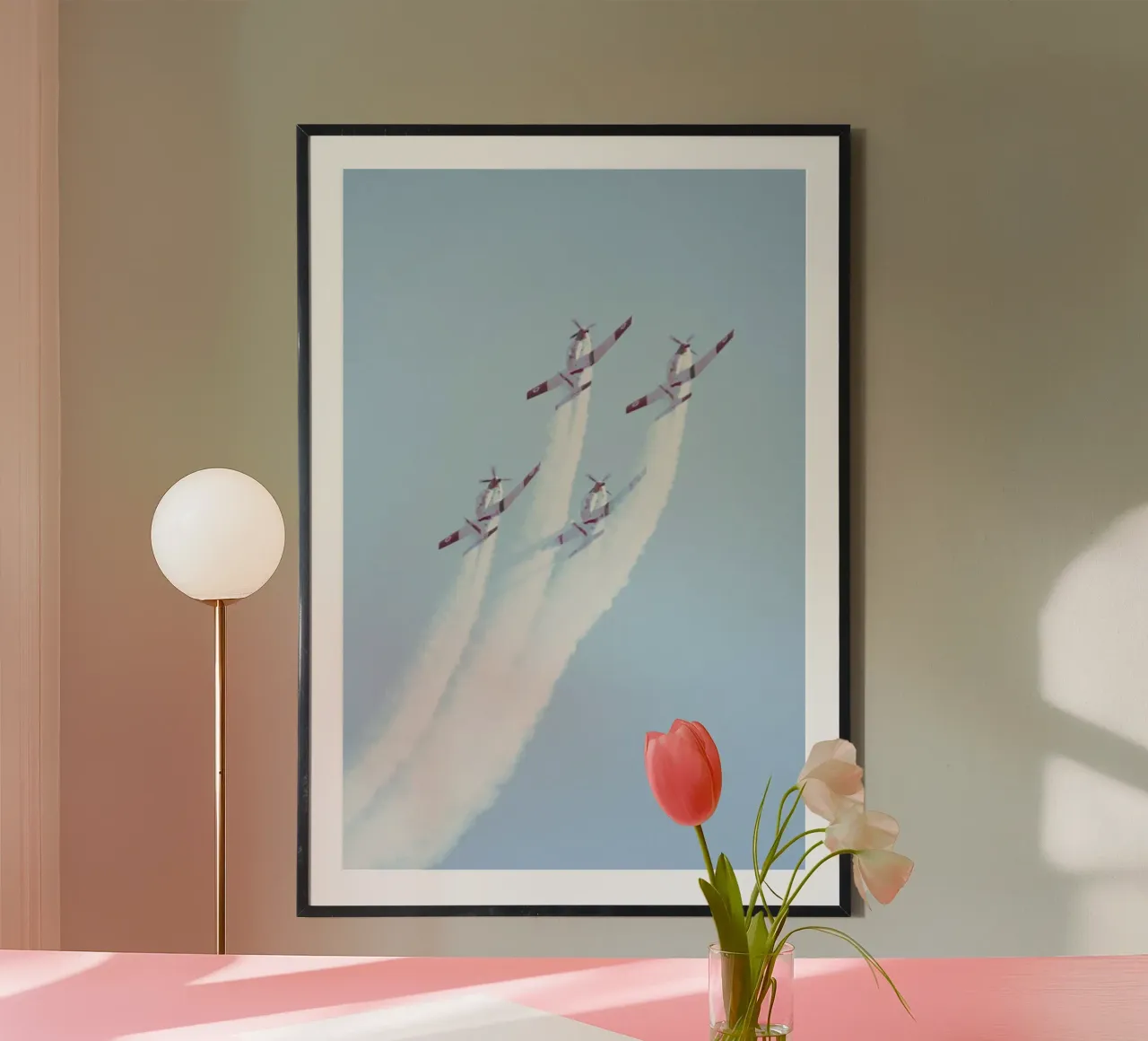 Vintage IAF I, 2018 poster con telaio in legno da Tal Paz-Fridman