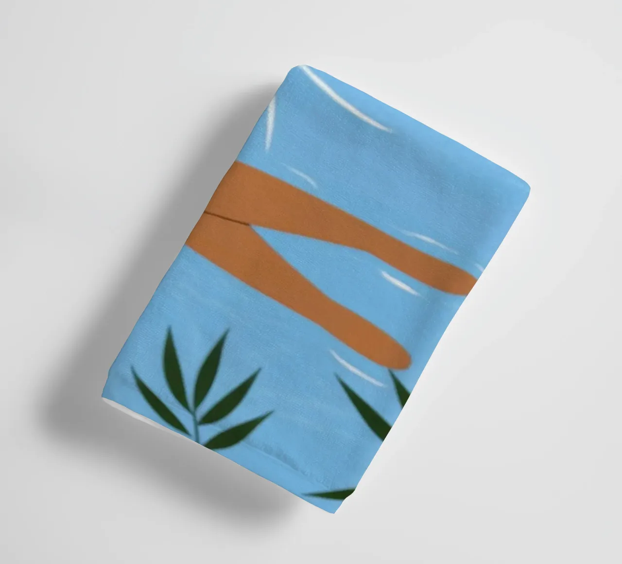 Entspannung am Pool - Glückseligkeit Handtuch von Atelier Tiga