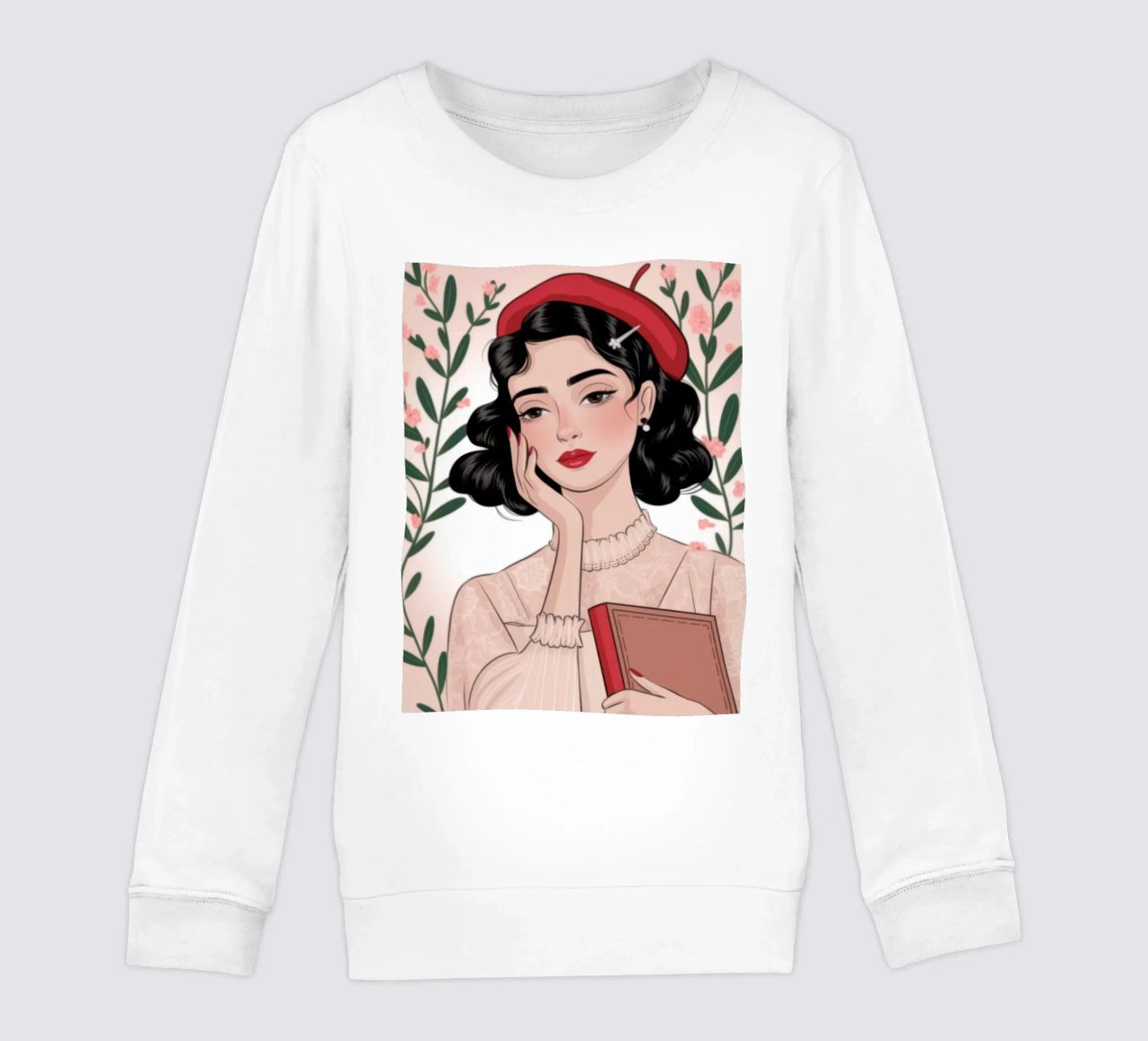 Vintage Reader Grace sudadera para niño de Atelier Tiga