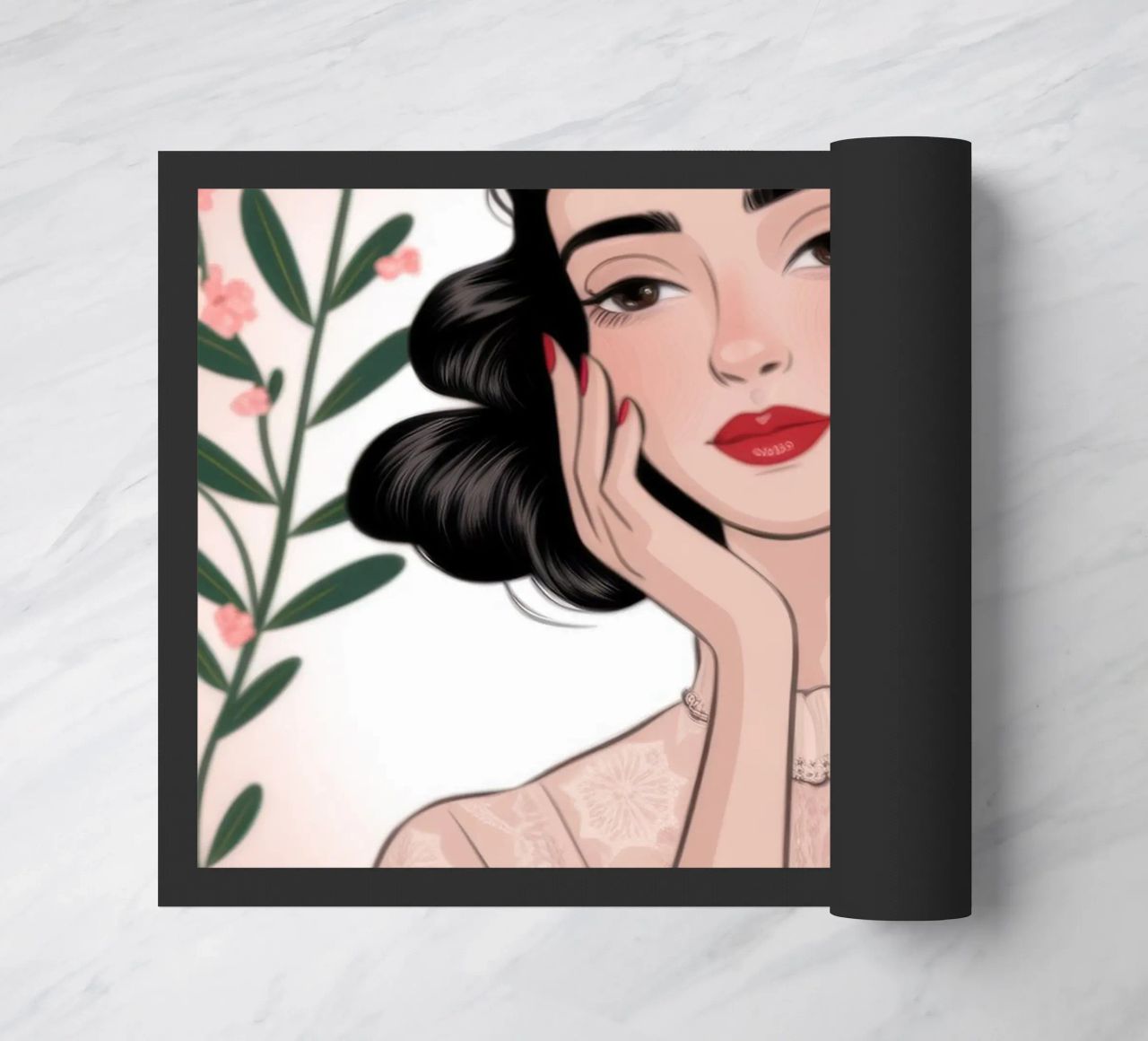 Vintage Reader Grace felpudo de Atelier Tiga