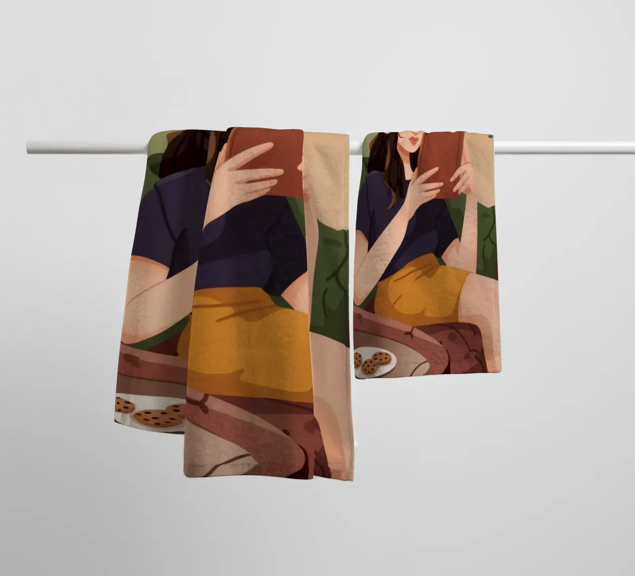 Coin lecture confortable serviette de bain de Atelier Tiga