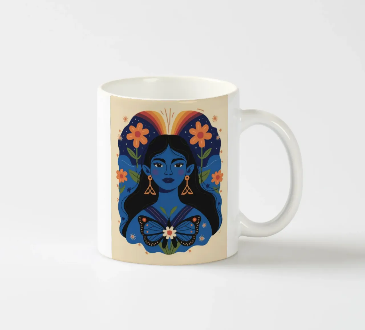 Serenata mistica delle farfalle tazza in ceramica da Atelier Tiga